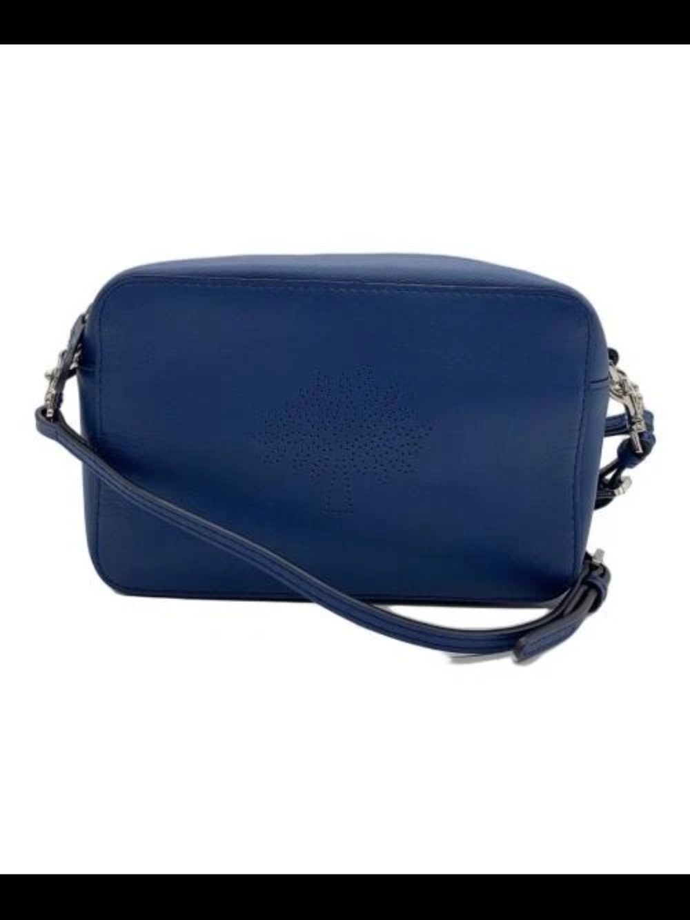 Mulberry Navy Leather Crossbody Camera Bag